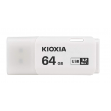 KIOXIA TransMemory U301 64GB USB Bellek – USB 3.2 Gen 1, Beyaz