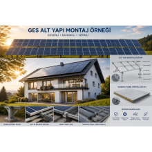 GES ALTYAPI MONTAJ MALZEMELERİ (Her panel için bir adet ekleyin)