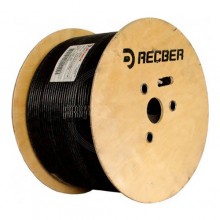 Recber Cat6 U/utp 23AWG Pe Siyah Harici Ortam Kablo